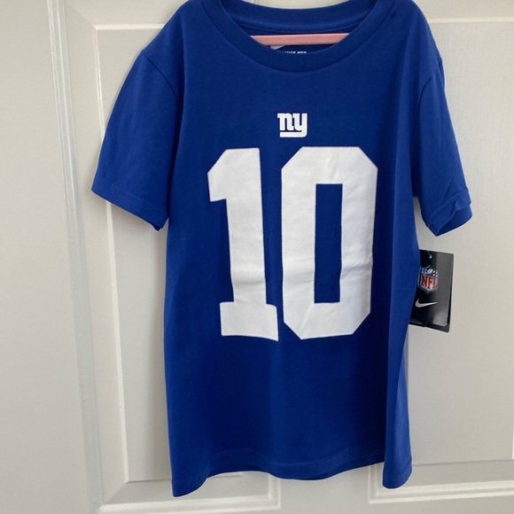 NEW Nike New York Giants Eli Manning #10 Tee Shirt Jersey. Child Small - Picture 2 of 9
